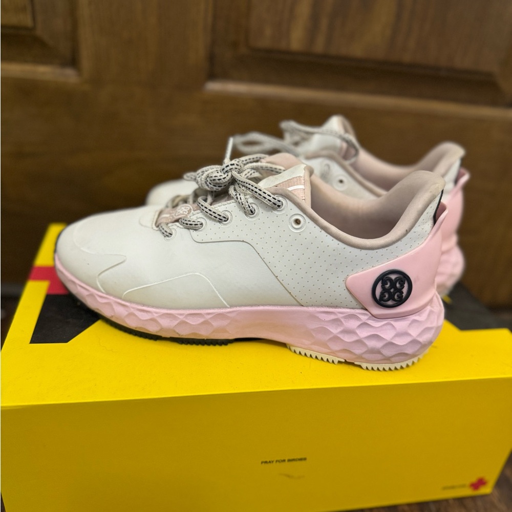 G/FORE MG4+ Women’s Pink and White Golf Shoes